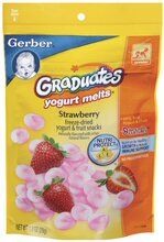 美国直邮 嘉宝Gerber yogurt melts 草莓酸奶溶溶豆 任选10包邮