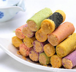  香记六宝肉松蛋卷 大圆礼盒精装 225g 澳门特产手信