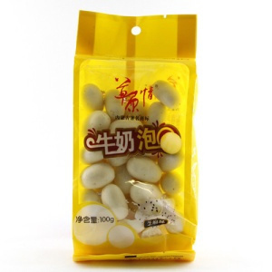  2袋包邮 内蒙特产 草原情芝麻味牛奶泡100g 宝宝零食 买2送1 脆甜