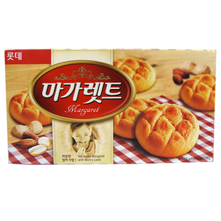  韩国食品 韩国饼干 韩国原装进口 乐天玛加力软饼干 228g