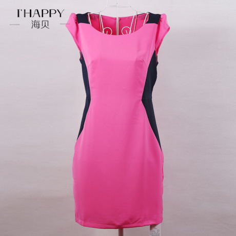 装连衣裙 海贝2014夏装专柜正品 修身连衣裙E