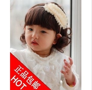  【芭莎公主】宝宝假发 婴儿童假发套 生活装备 小资美女