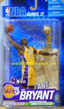 麦克法兰NBA篮球人偶模型17代 总冠军全球限量版 科比Kobe Bryant