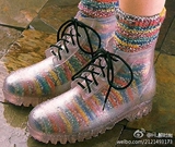 RainbowStory���� ʱ��͸��ˮ���������ѥ��Ь��ѥ��Ů���¿�