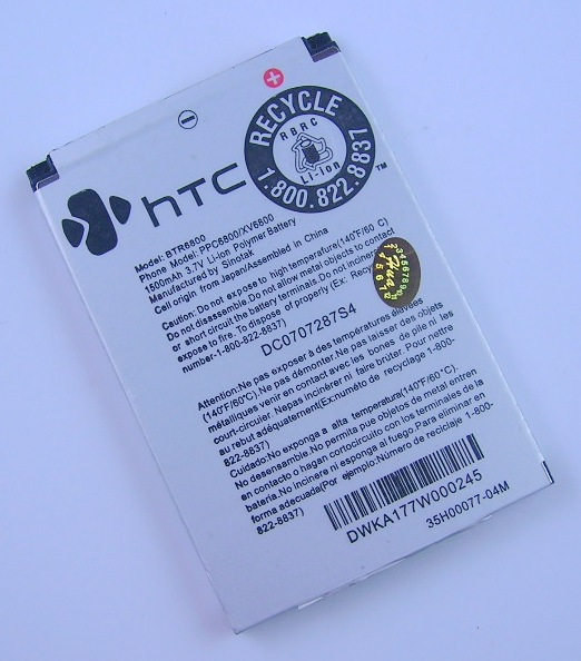 多普达HTC PPC<span class=H>6800</span> <span class=H>XV</span><span class=H>6800</span>电池 CHT9110电池 聚合物电芯 1500毫安