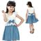 六一MIC.m.m2012女童連衣裙夏季新款童裝中大童地中海韓版牛仔裙