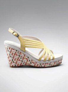 Basha classic wild PU woven shoes new 2012 dream casual wedges Sandals 122,412,220