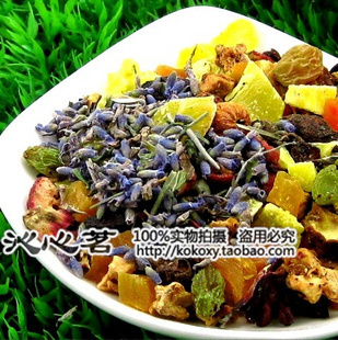  特价 薰衣草果粒茶 果味茶 花果茶 水果茶饮料 花茶 12克真空装
