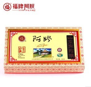  福牌阿胶 块500g精装 山东东阿 阿胶块片 固元膏原料福胶补血正品