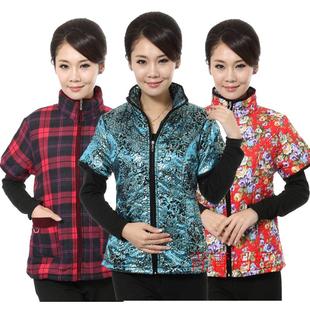 国庆特价 中老年女式唐装棉马甲 棉服坎肩 马夹