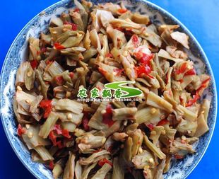  湖南特产 农家手工泡菜坛子酱菜 酸辣芋荷芋头苗 炒腊肉下饭菜