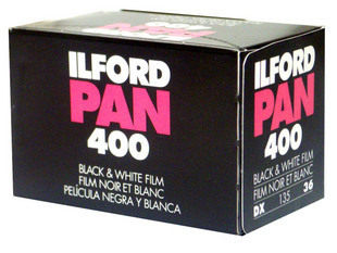 正品伊尔福ILFORD PAN400 135黑白胶卷