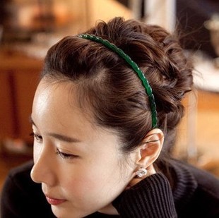  韩国进口 Aznavour正品代购 麻花发箍水晶细 头箍头饰 结婚 韩式