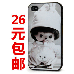 蒙奇奇iphone4手机壳 硅胶 苹果4手机壳 苹果手机套 4s 手机外壳