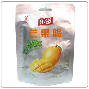  特产/休闲零食 乐滋 芒果脆 冻干技术航天食品 20（27）g无添加