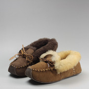 儿童羊皮毛一体，豆豆鞋保暖软底男童，女童居家鞋保暖鞋冬季