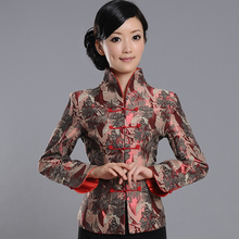 2012新款 女式长袖礼服 中式长袖上衣 女式唐装外套 中国风春秋装