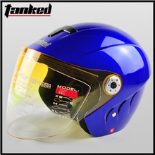 全国包邮 摩托车头盔 坦克头盔 半盔 冬盔 Tanked-T527-B 新蓝