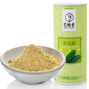  艺福堂粉粉 新品 苦瓜粉 食用/面膜 100g罐装 升级版