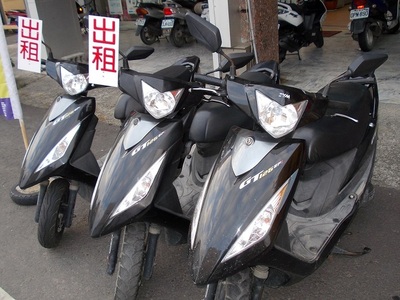 台湾垦丁租摩托车机车 电动车免国际驾照租赁 送车上门服务 最好吧