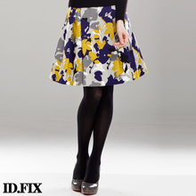 IDFIX依迪菲 枫叶印花女式时尚短裙FQD016C
