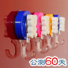 强力真空吸盘卡通挂钩 无痕挂钩 门后挂衣 买5送1