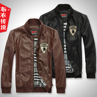  【布衣传说】新款春装 高档超柔软PU皮 男装皮衣 NPY005