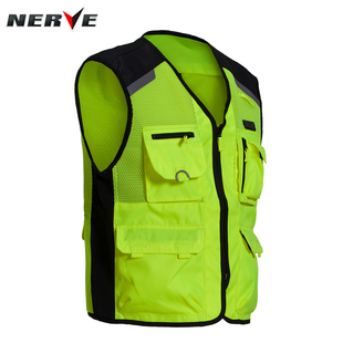 正品德国NERVE摩托车<em>骑行反光马甲</em>背心 荧光