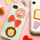 【sisi shop】*双<span class=H>皇冠</span>韩国可爱<span class=H>手机</span>贴 iphone4<span class=H>手机</span>贴 可贴可洗