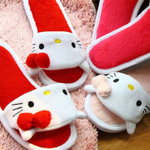 夏季 日本 Hello kitty 可爱 女 <span class=H>毛绒</span><span class=H>情侣</span><span class=H>拖鞋</span> 家居<span class=H>拖鞋</span> 室内凉拖