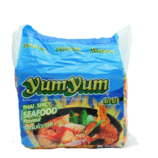  【天猫超市】泰国进口方便面 YUMYUM养养牌泰式香辣海鲜面70g*5包