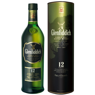  【洋酒】Glenfiddich格兰菲迪12年单一麦芽威士忌40%