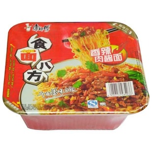  【天猫超市】康师傅 食面八方 香辣肉酱面 123g/碗