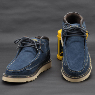  春季英伦军靴 休闲工装靴男士短靴男靴子 韩版透气男鞋 皮鞋潮鞋