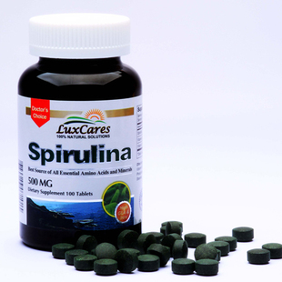  萃沛康 天然螺旋藻片 美国原装进口 正品 远胜程海湖藻绿藻精片