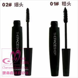 代购专卖店正品 The face shop黑杆大肚子睫毛膏 卷翘纤长浓密