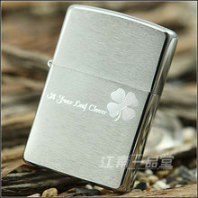 原装正品<span class=H>ZIPPO</span>打火机 美好祝愿 200幸运四叶草