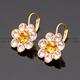 小花花淑女耳环