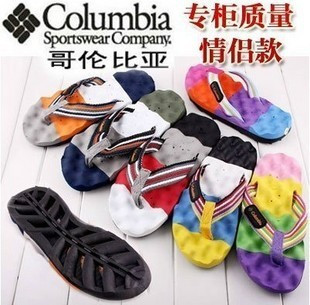  新款男女款情侣沙滩鞋按摩鞋运动凉鞋人字拖鞋休闲防水凉托鞋