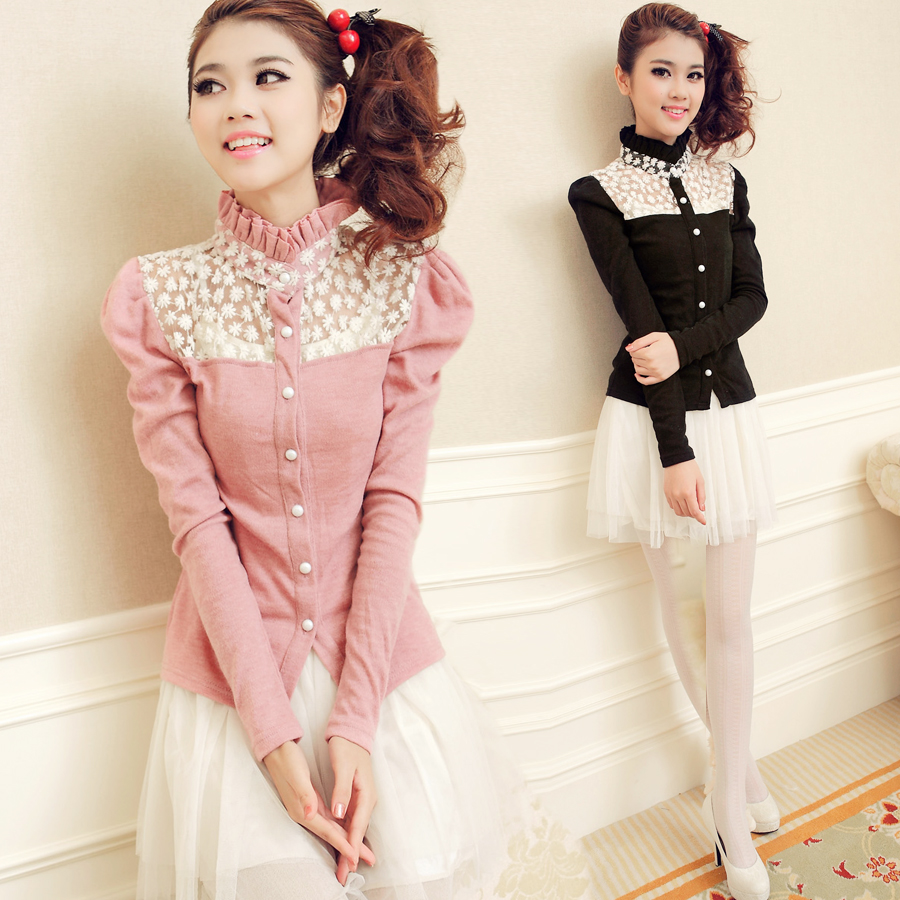 女装性感镂空长袖...