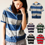 空钩花 帅气舒适 麻料针织<em>开衫</em>m-wan st.梅湾街