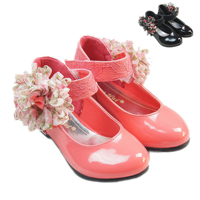 2012春季韩版<em>女童皮鞋</em> 真皮单鞋中大童皮鞋蝴