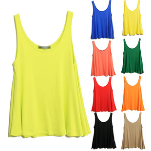ACM Europe, Xu Hao entangle wild loose cloak of  t-type circular hem fluorescent colour base vest/harness