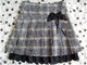 纯棉淑女裙 格子半身短裙