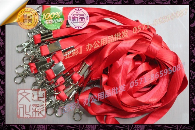 1.5CM gules Flat heavy iron hook Lanyard Working documents Ferrule Show cards-Badge Sling Lanyardin the Electronic Dictionary/Electronic paper book/Stationery , Other cultural goods category - from Buy2taobao.com to provide professional Taobao agent buy service