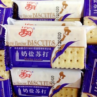  浙江特产休闲食品 美丹奶盐苏打饼干 小点心 450g 零食小吃
