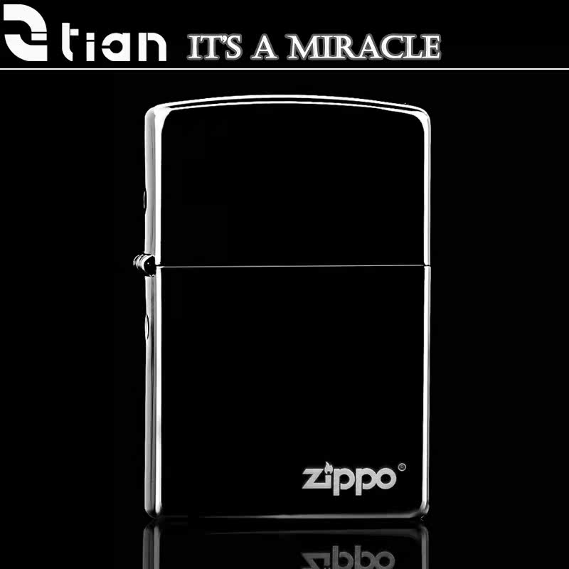 原装专柜正品ZIPPO打火机 限量版黑冰标志 150ZL 正版 芝宝经典款