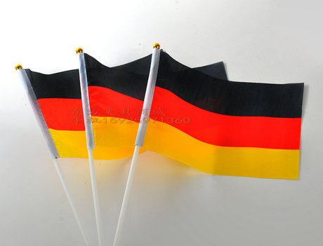 8号德国国手摇小国旗世界杯手挥旗14cm*21cm