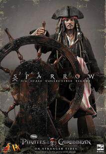 【新品预定】HotToys HT 加勒比海盗4 DX06 杰克船长 jack 定金