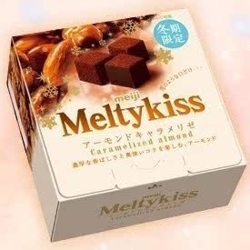 正品雪吻 日本巧克力 明治60g 雪吻 杏仁巧克力【冬季限定】